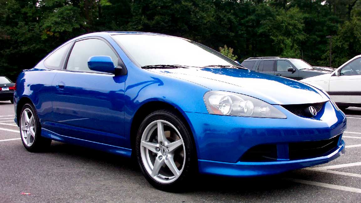 Picture of blue RSX.