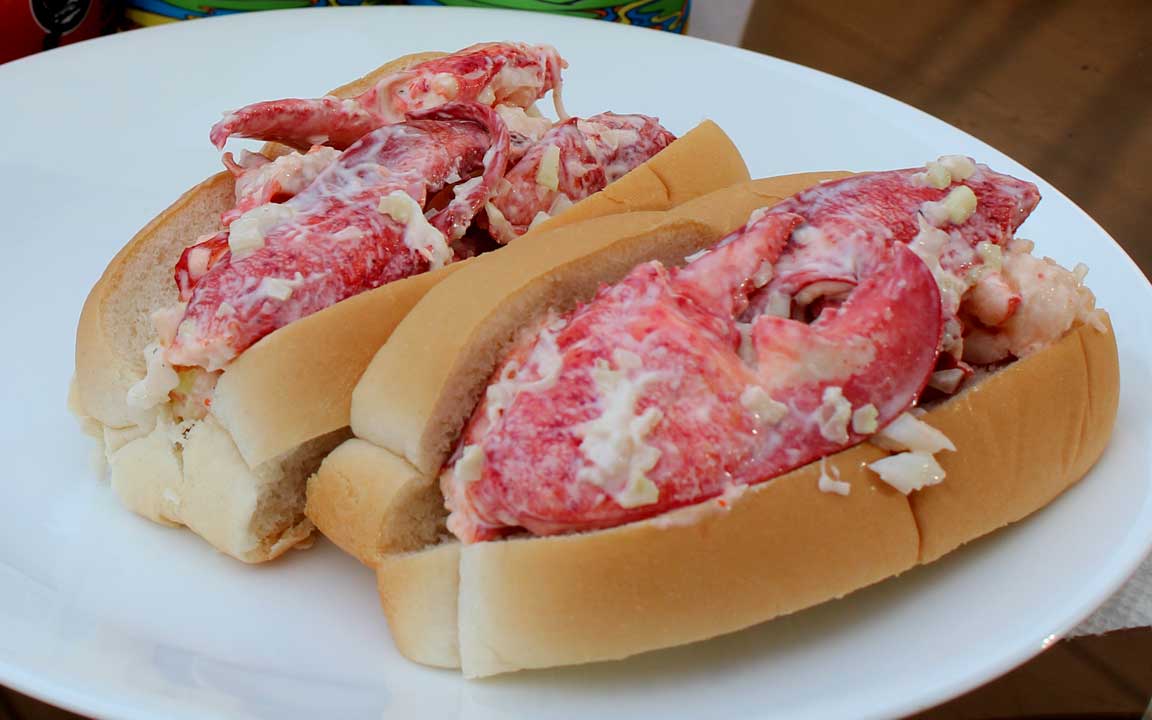 Picture of lobster rolls.