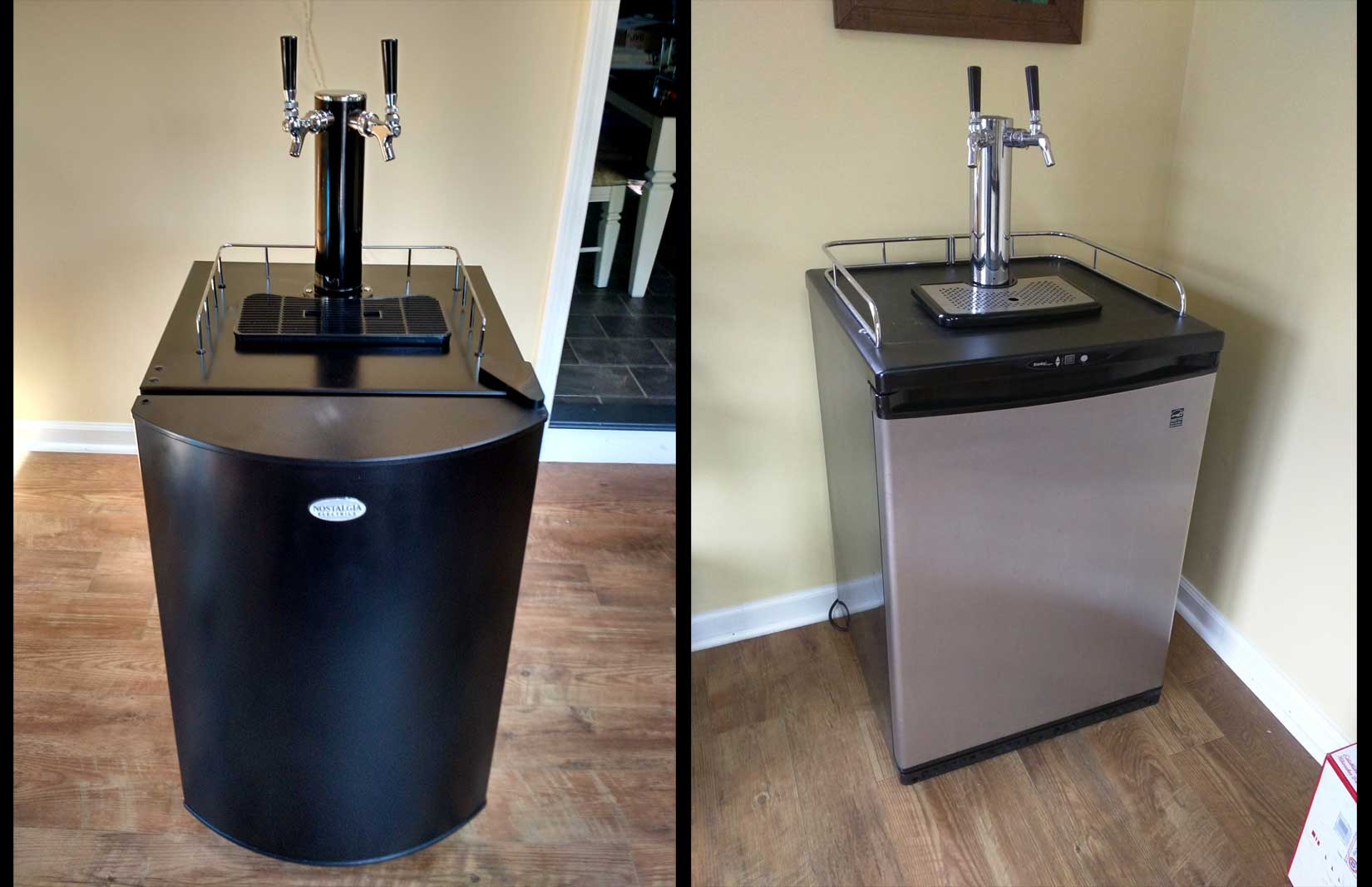 Picture of Kegerator.