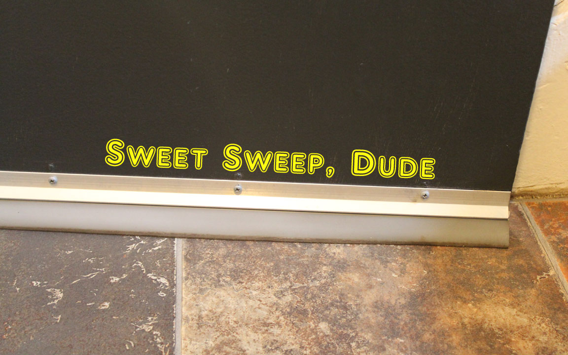 Picture of door sweep.