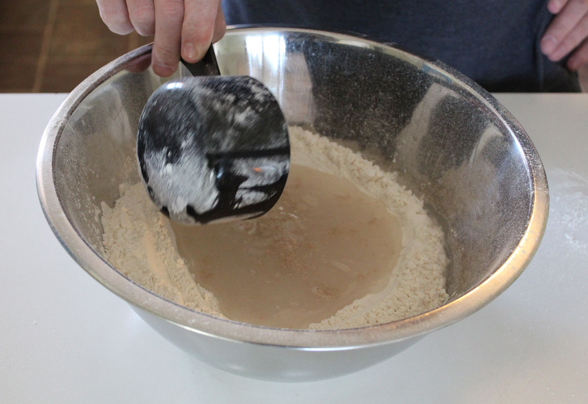 Picture of dough making.