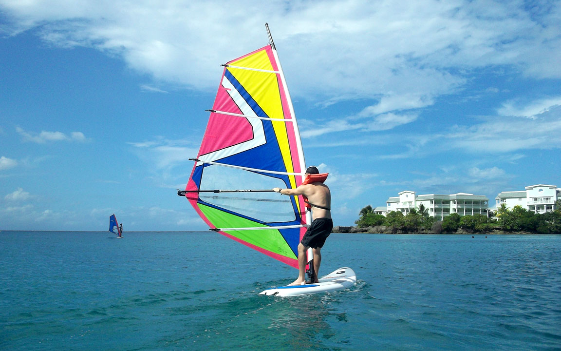 Picture of windsurfing.