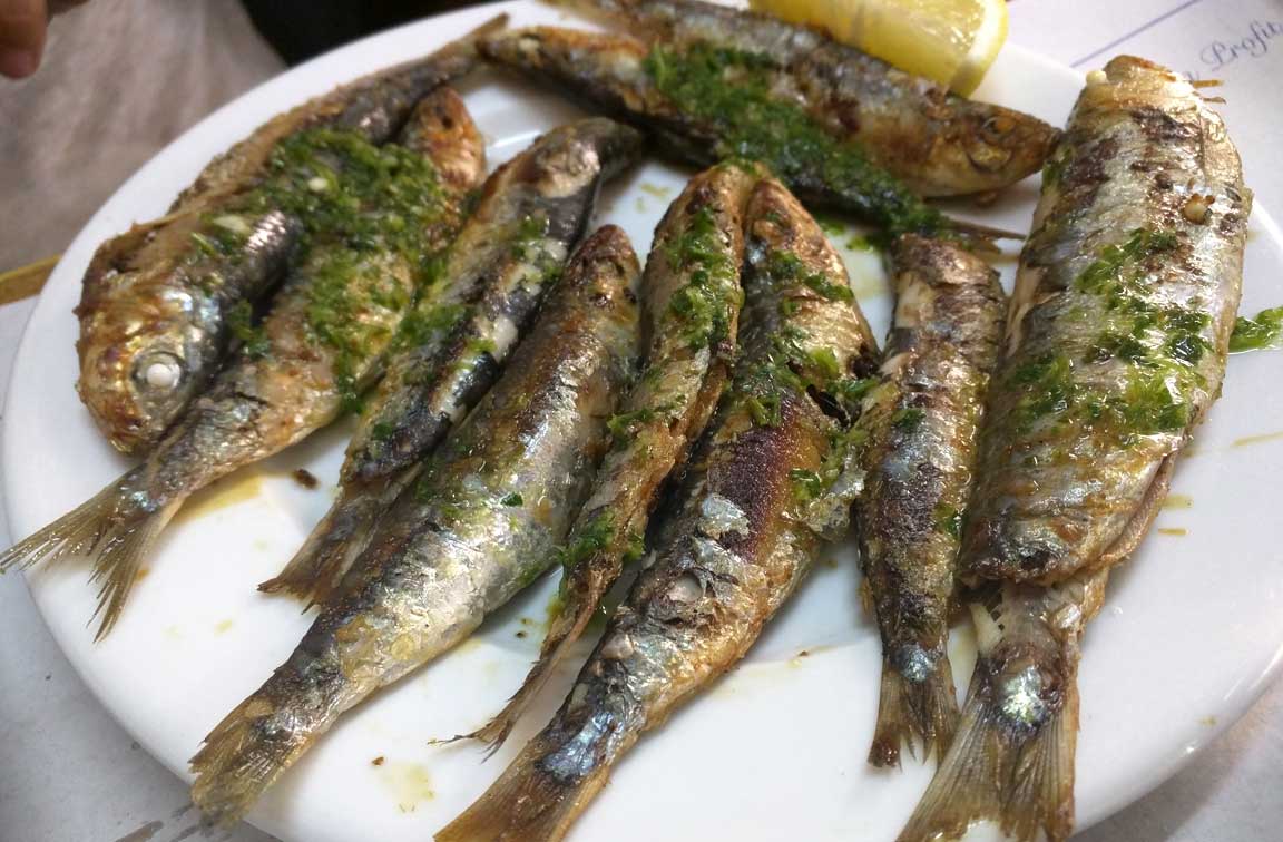 Picture of sardines.