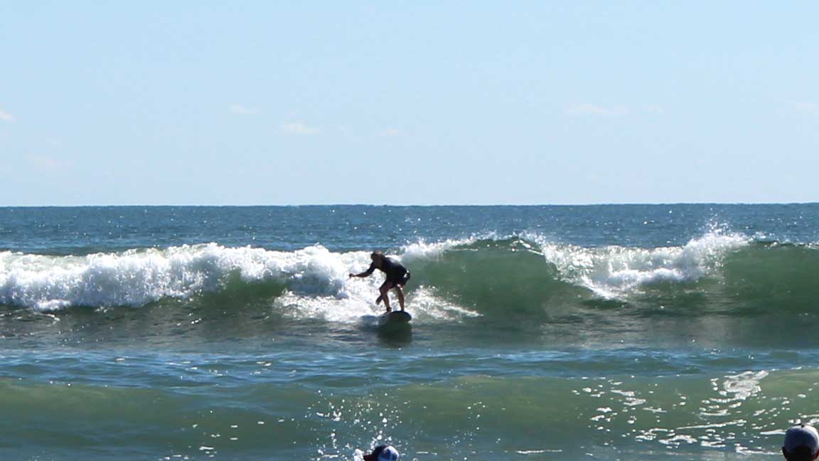 Picture of surfing.