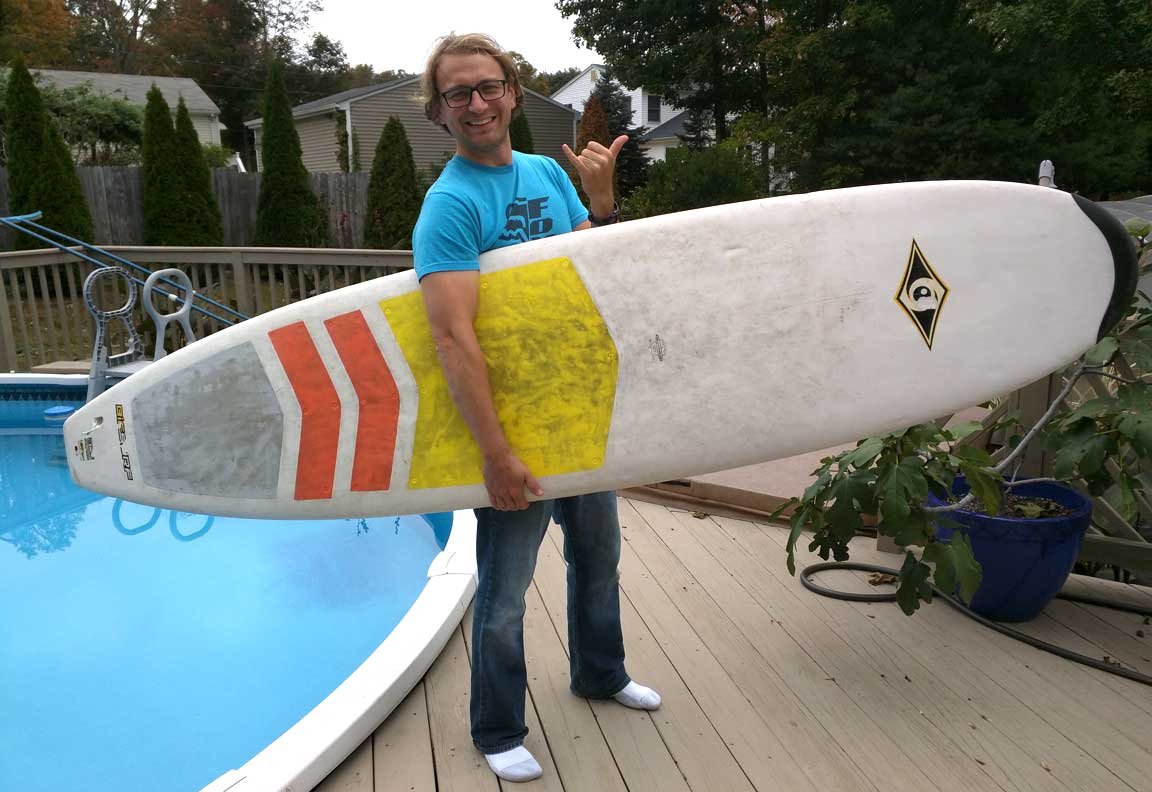 Picture of surfboard.