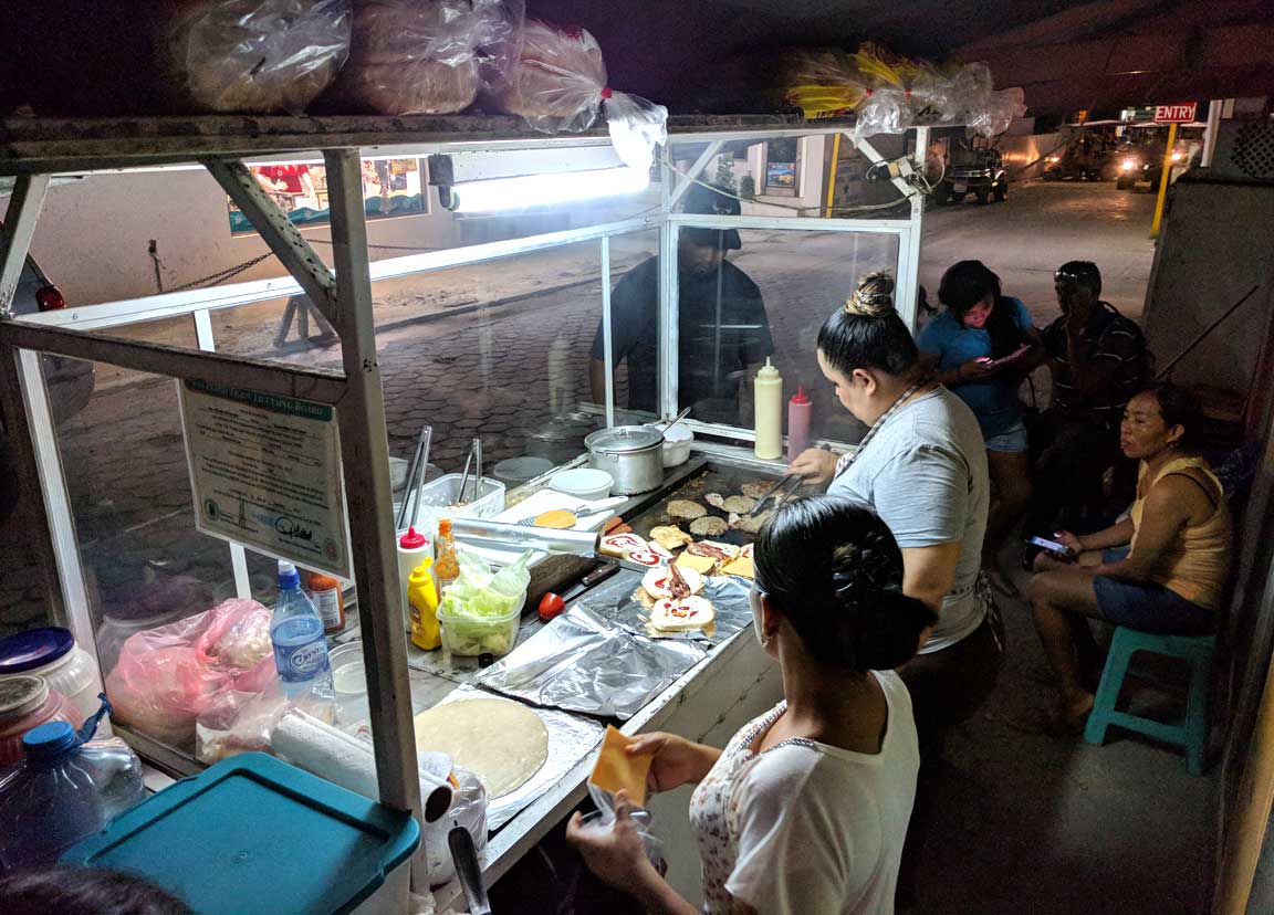 Picture of street food.