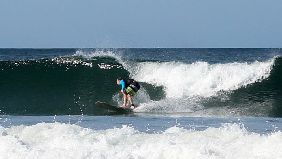 Picture of surfing.