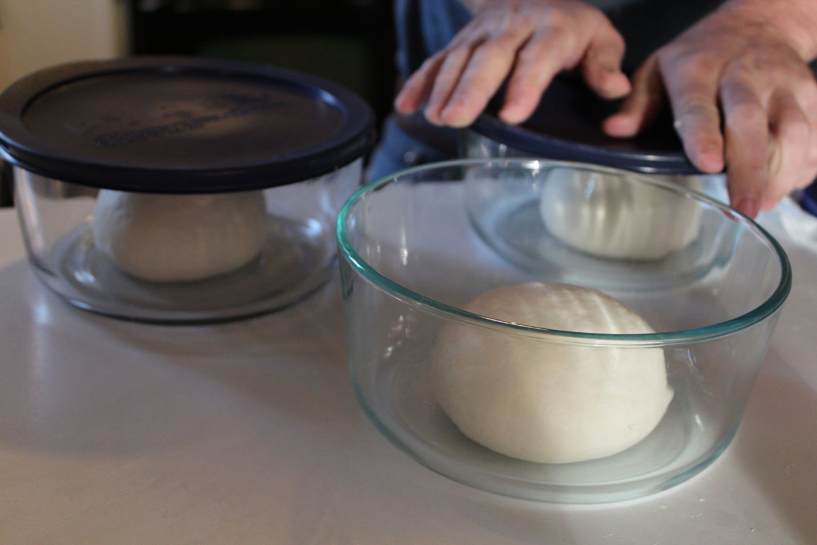 Picture of cold rising dough.