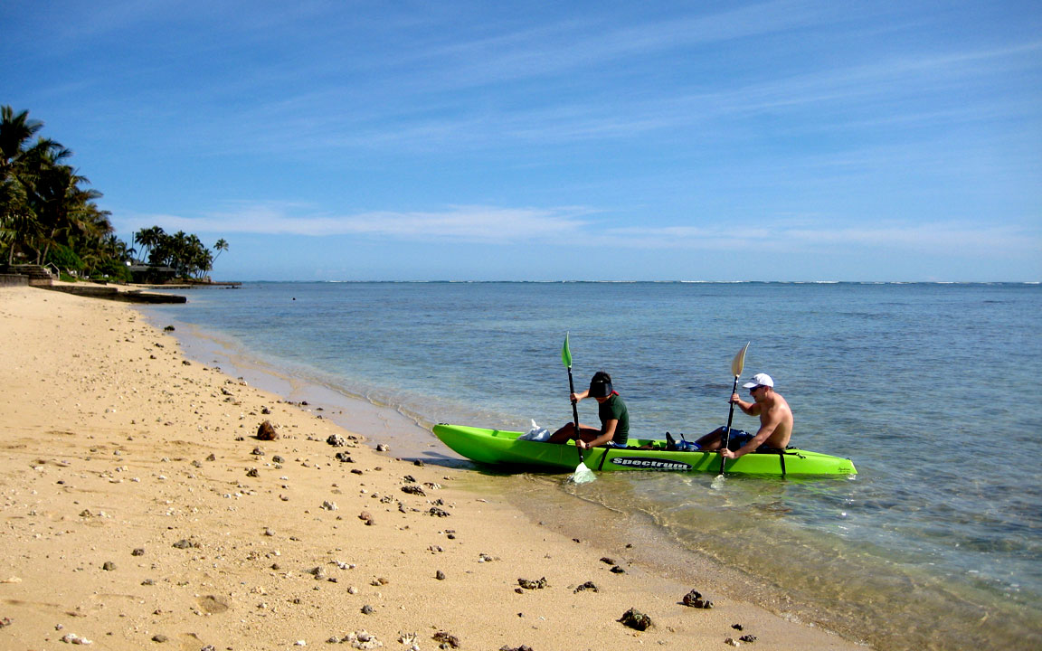 Picture of kayaking.