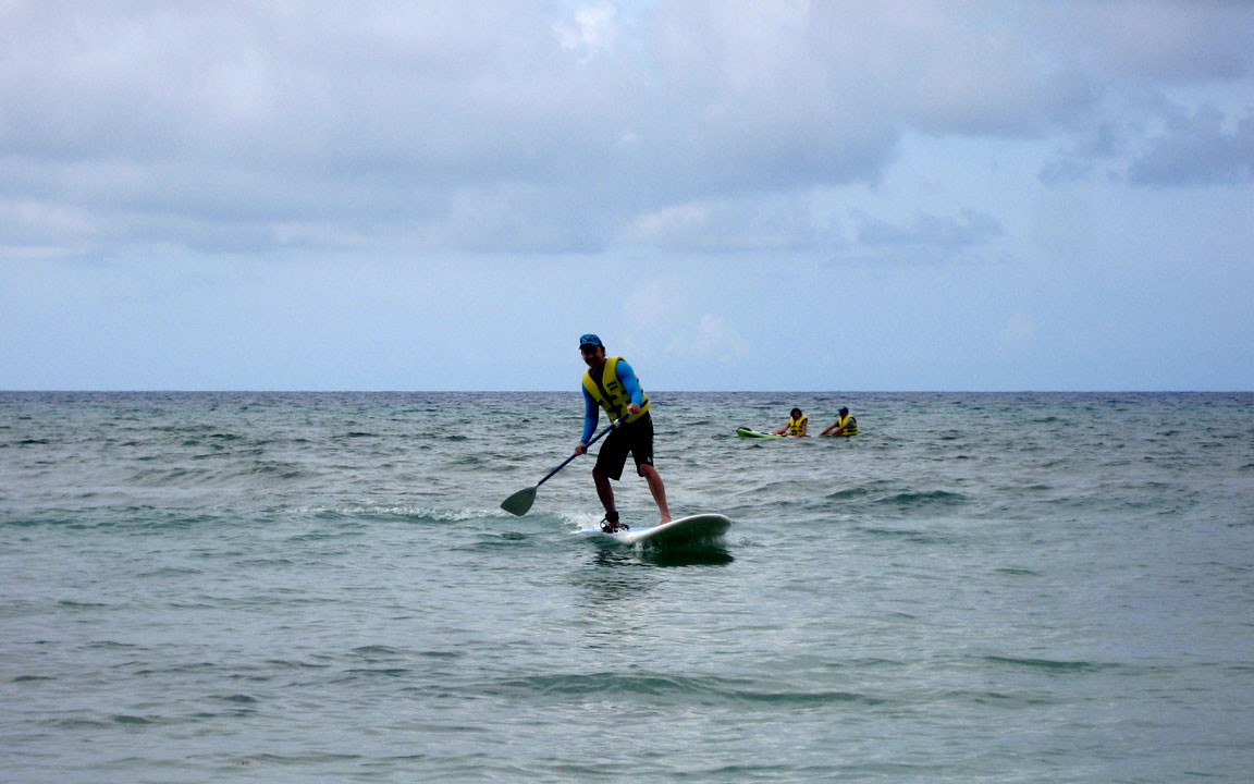 Picture of surfing.