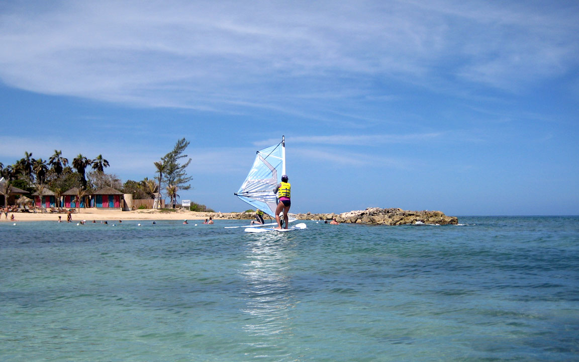 Picture of windsurfing.