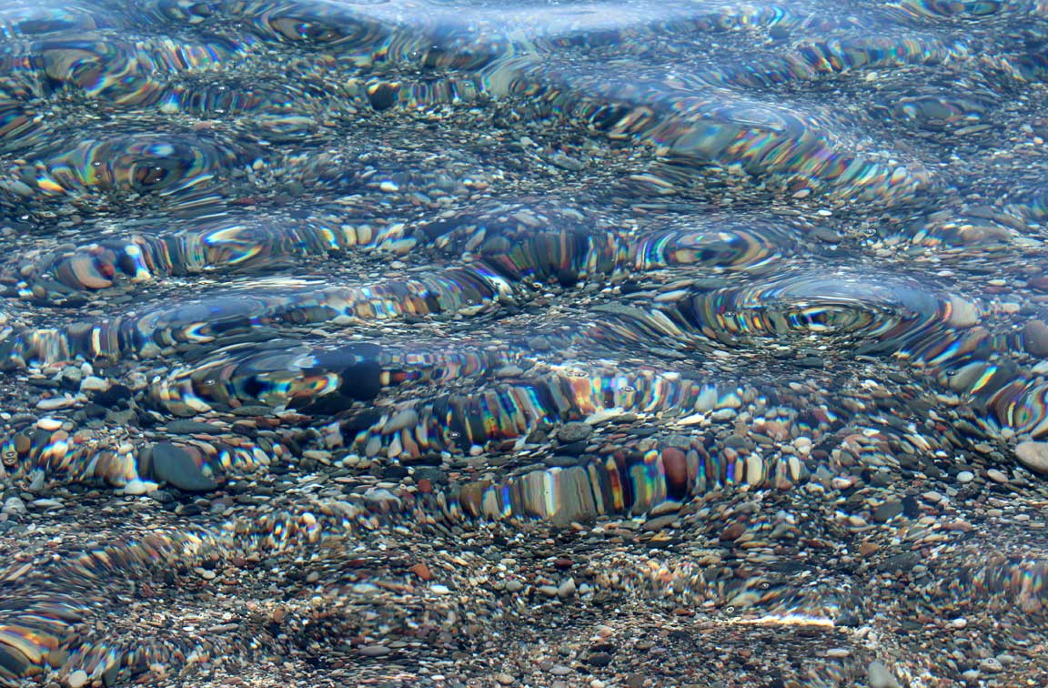 Picture of clear water.