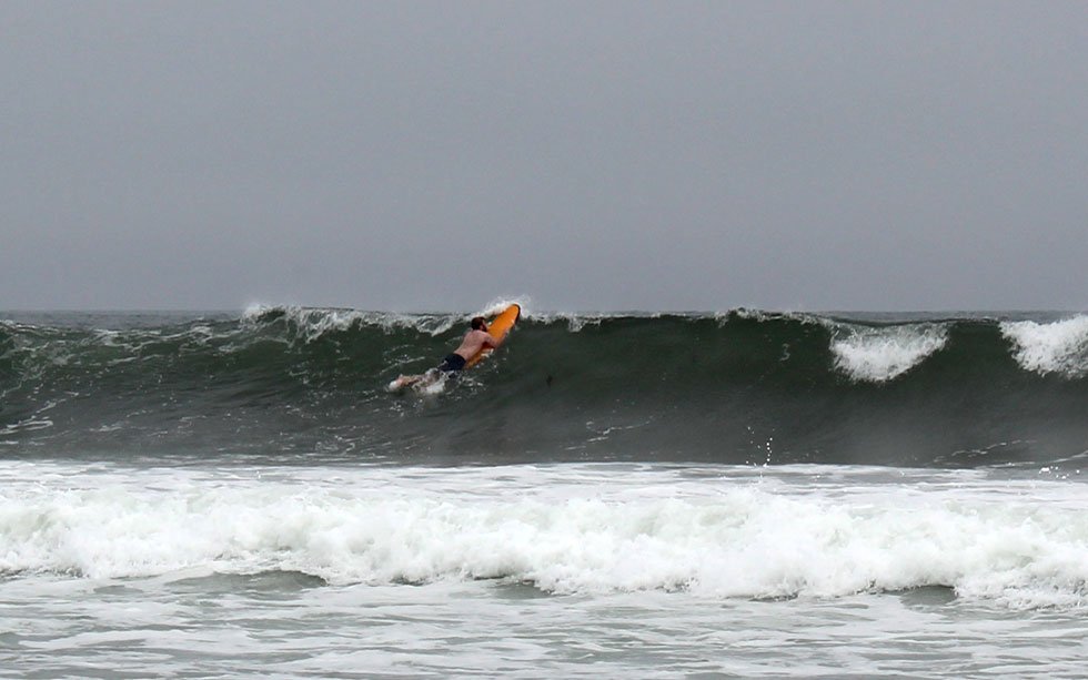 Picture of surfer in wave.