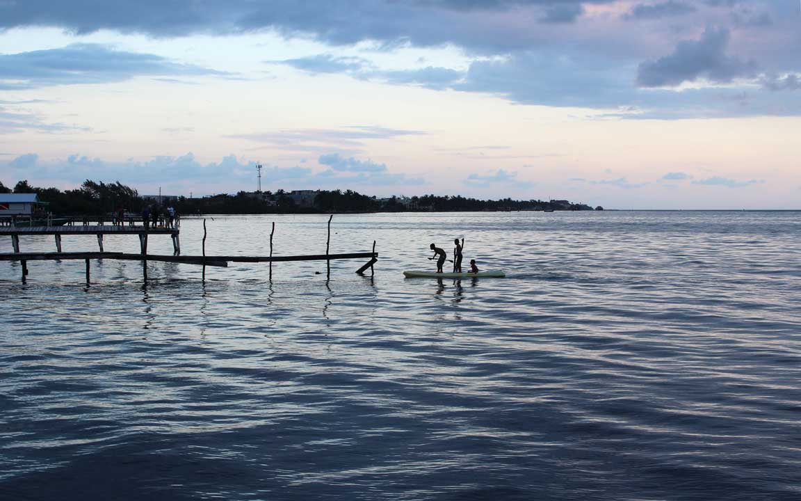 Picture of kids kayaking.