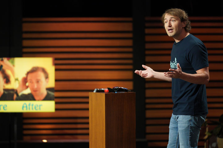 Picture of Tony on Shark Tank.